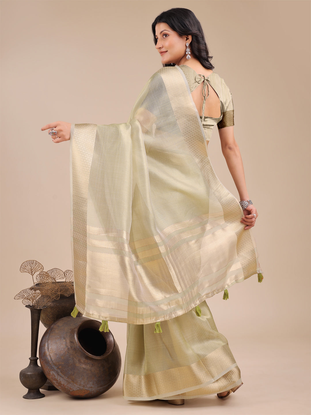 Zehra Organza Elegance Sarees Collection| Ready To Wear SKU- SWDUR1001 to 06