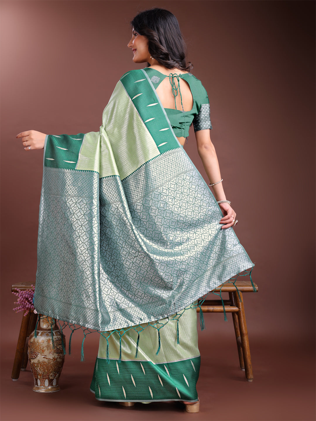 Chandrika Charm Lichi Silks Saree Collection | Ready To Wear SKU - ASDAI1001 to 08