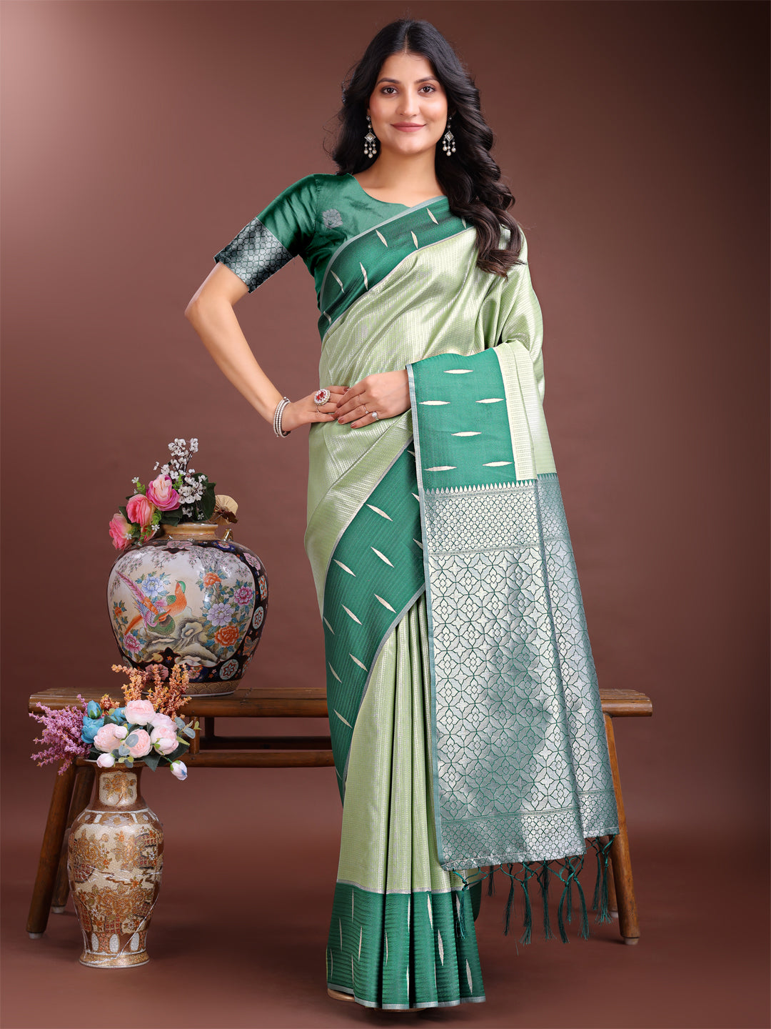 Chandrika Charm Lichi Silks Saree Collection | Ready To Wear SKU - ASDAI1001 to 08