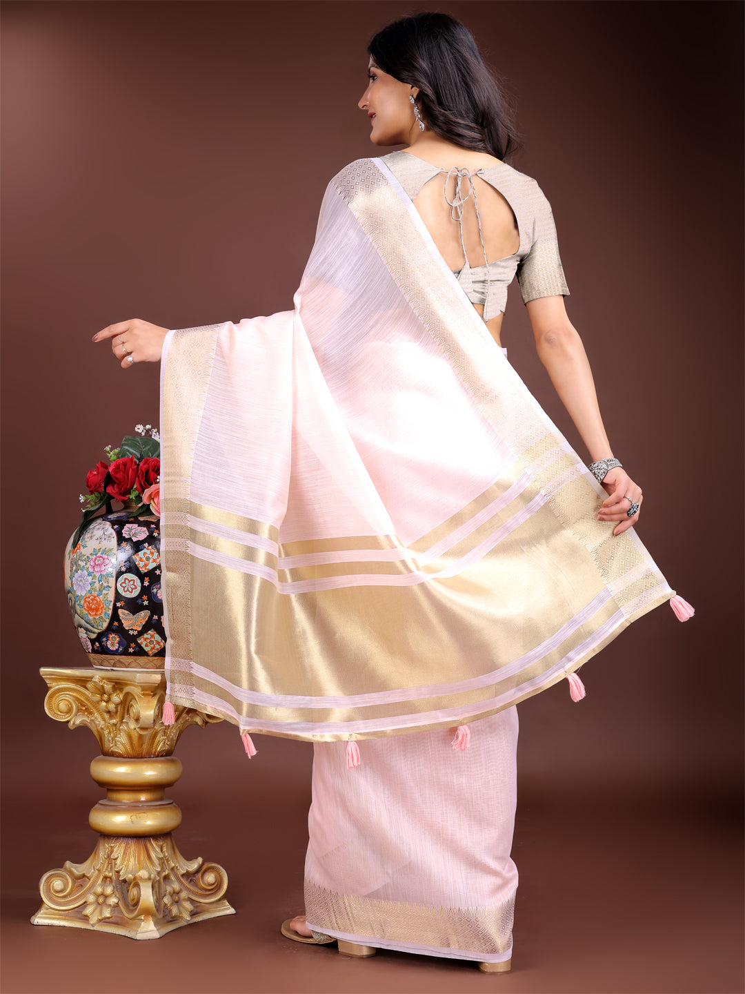 Chandni Chhaav Cotton Weaves Saree Collection | Ready To Wear SKU- SWPRA1001 to 05