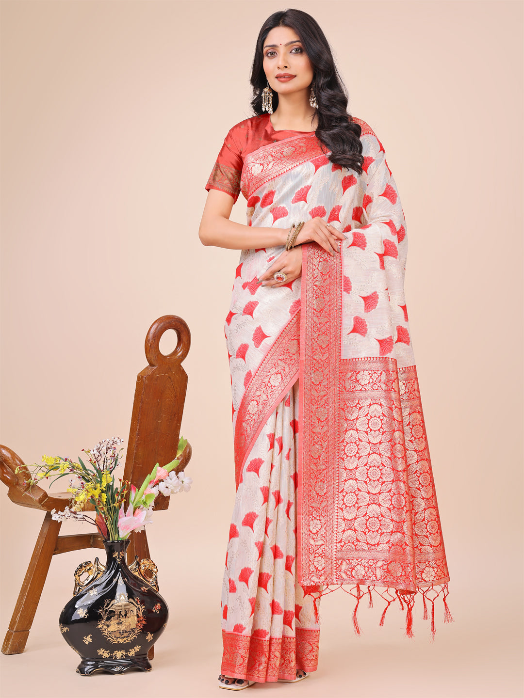 Zehra Zamin Linen Cotton Sarees Collection | Ready To Wear SKU - ASLIQ1001 to 06