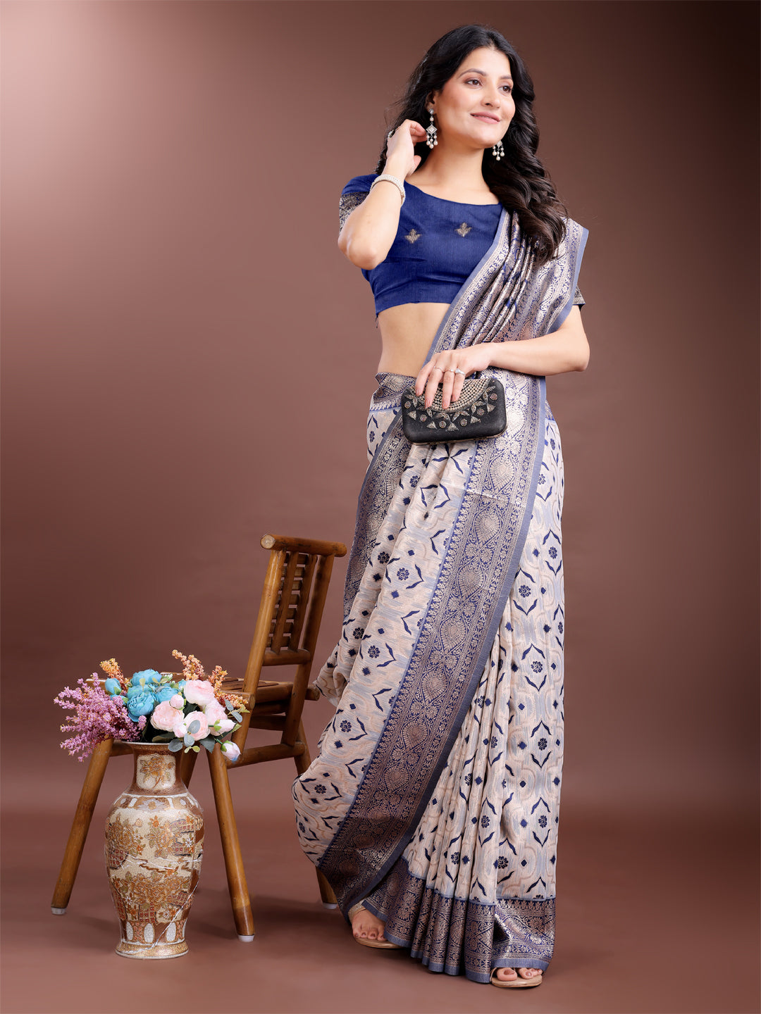 Kaaya Kalp Linen Cotton Sarees Collection | Ready To Wear SKU - ASLIN6001 to 06