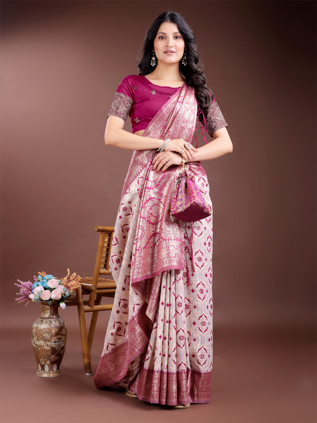 Kaaya Kalp Linen Cotton Sarees Collection | Ready To Wear SKU - ASLIN6001 to 06