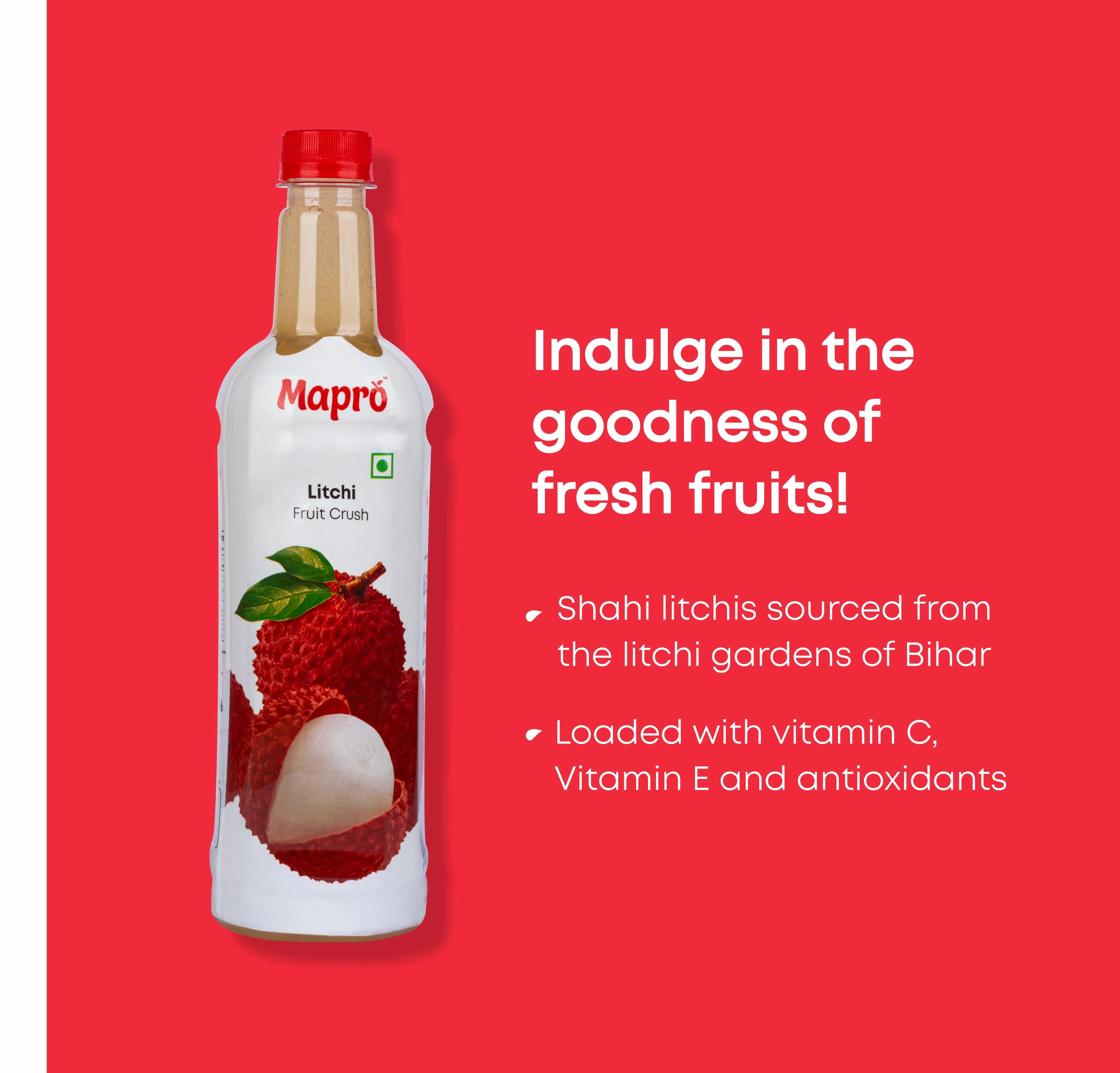 Mapro Litchi Fruit Crush - 750 ml