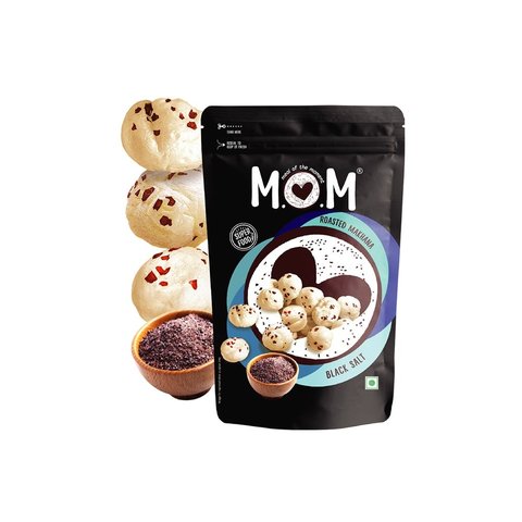 MOM - Meal Of The Moment Black Salt Flavoured Makhana - 62 gms