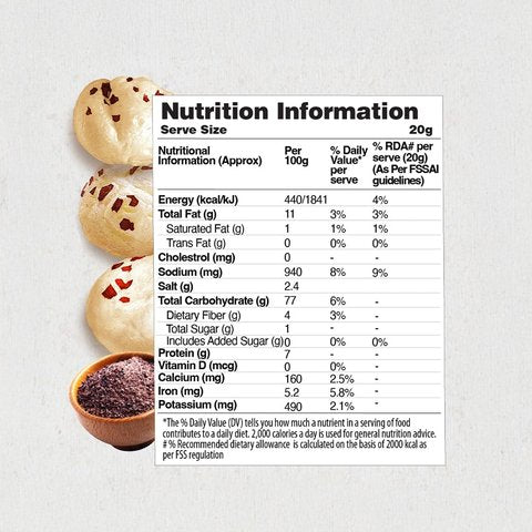 MOM - Meal Of The Moment Black Salt Flavoured Makhana - 62 gms