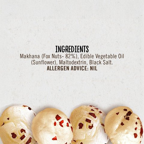 MOM - Meal Of The Moment Black Salt Flavoured Makhana - 62 gms