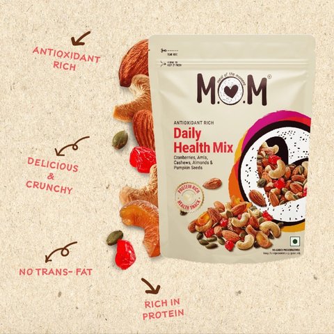 MOM Meal Of The Moment Daily Health Dry Fruit Mix - 75 gms