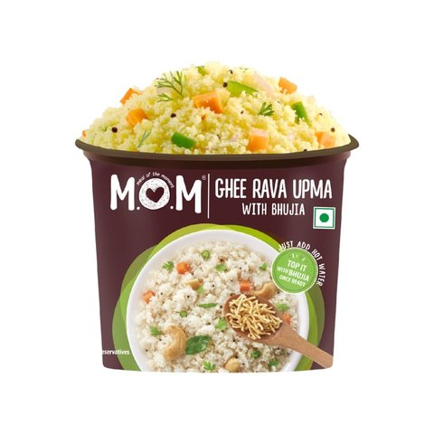 MOM - Meal Of The Moment Ghee Rava Upma With Bhujia - 75 gms