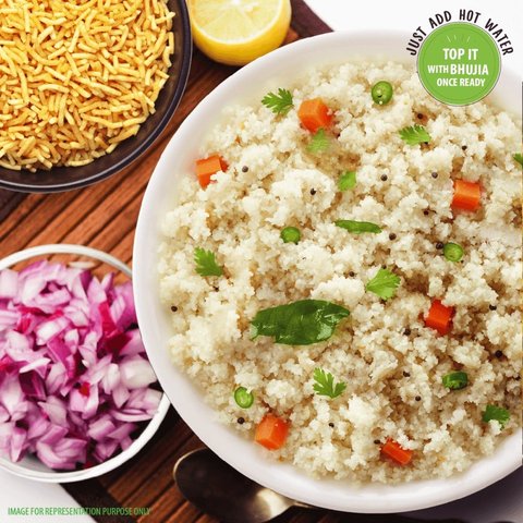 MOM - Meal Of The Moment Ghee Rava Upma With Bhujia - 75 gms