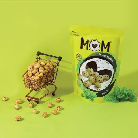 MOM - Meal Of The Moment Roasted Pudina Flavoured Makhana - 52 gms