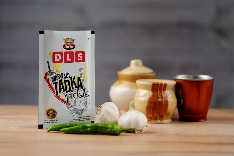 Aslee Paliwala Jain Pickles Marwadi Tadka Pickle – Garlic Chutney - 400 gms