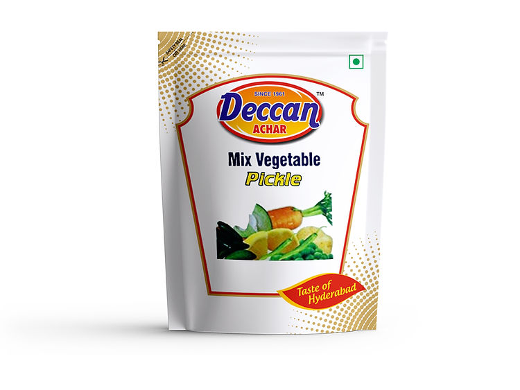 Deccan Achar Mix Vegetable Pickle - 500 gms