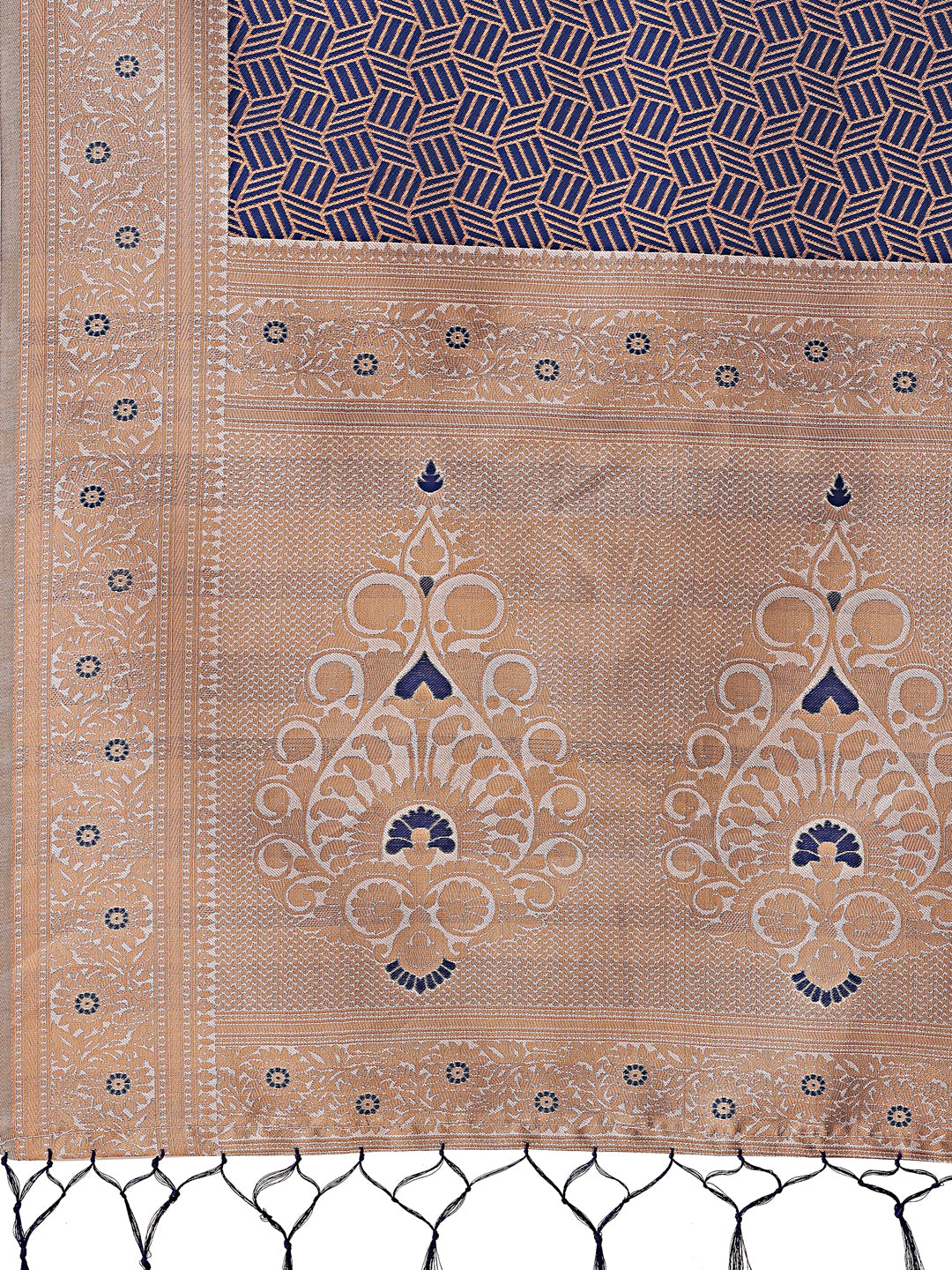 Radha Rachna Saree | Navy Blue Color | Ready To Wear SKU-ASMIS1002