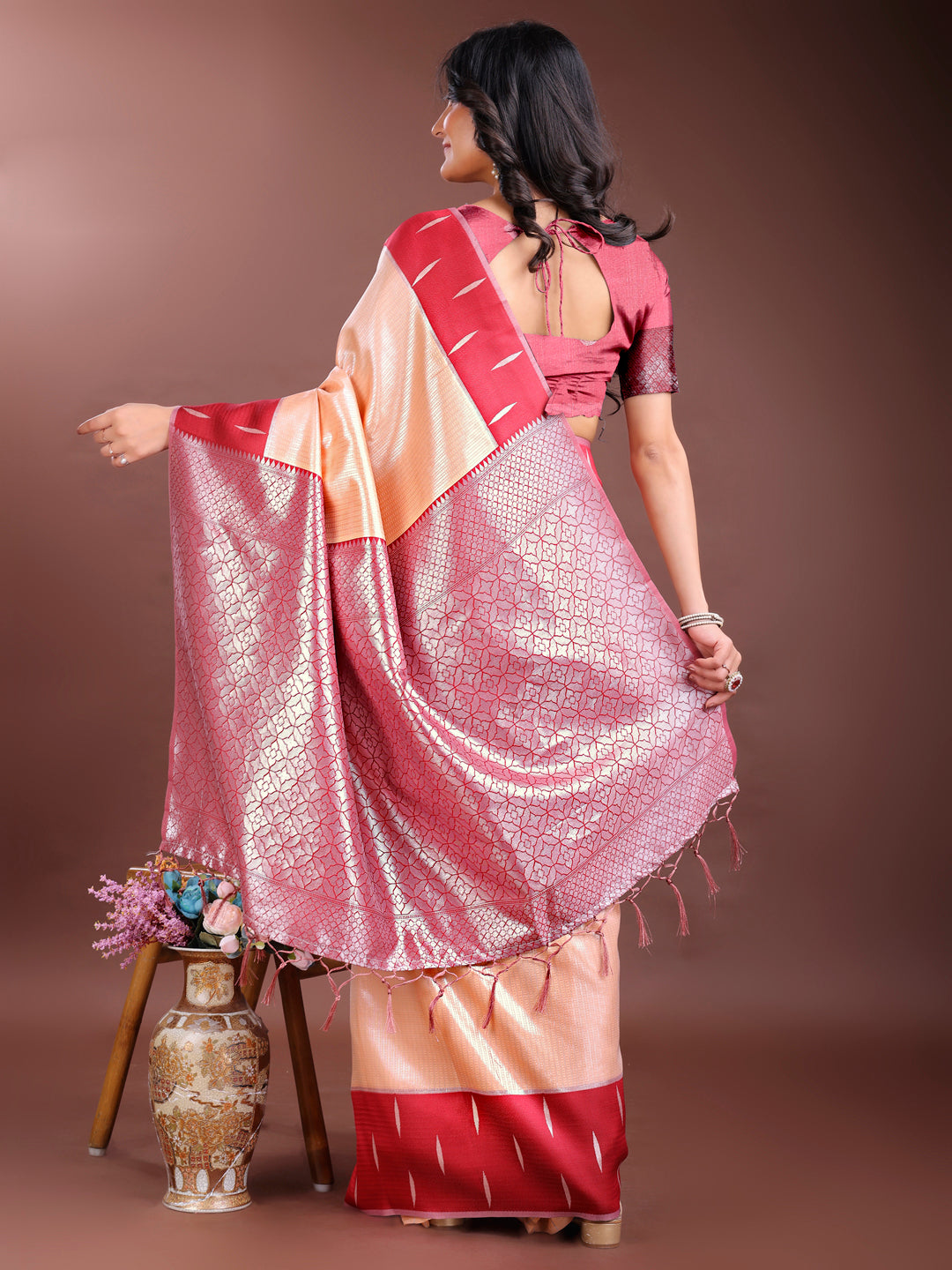 Chandrika Charm Lichi Silks Saree Collection | Ready To Wear SKU - ASDAI1001 to 08