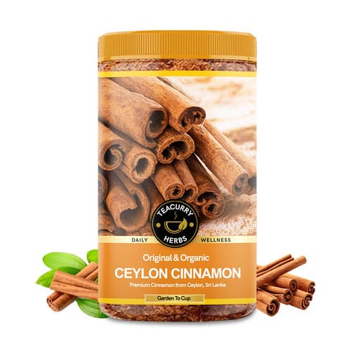 Organic Ceylon Cinnamon Powder - Helps in Blood Sugar Control, Digestive Health, Anti-Inflammatory & Antioxidant Support - 150 gms