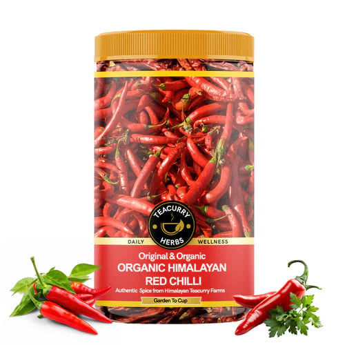 Organic Himalayan Red Chilli - Your Ultimate Source for Premium Organic Red Chillies - 45 gms