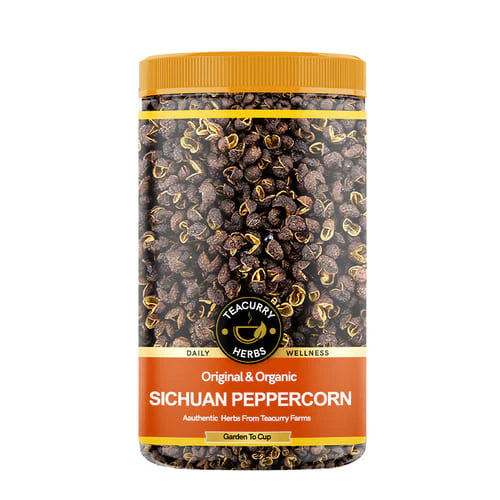 Organic Sichuan Peppercorn - Authentic Schezwan Pepper - Hua Jiao Peppercorn - Mountain Pepper - Tongue Tingling Sensation - 50 gms