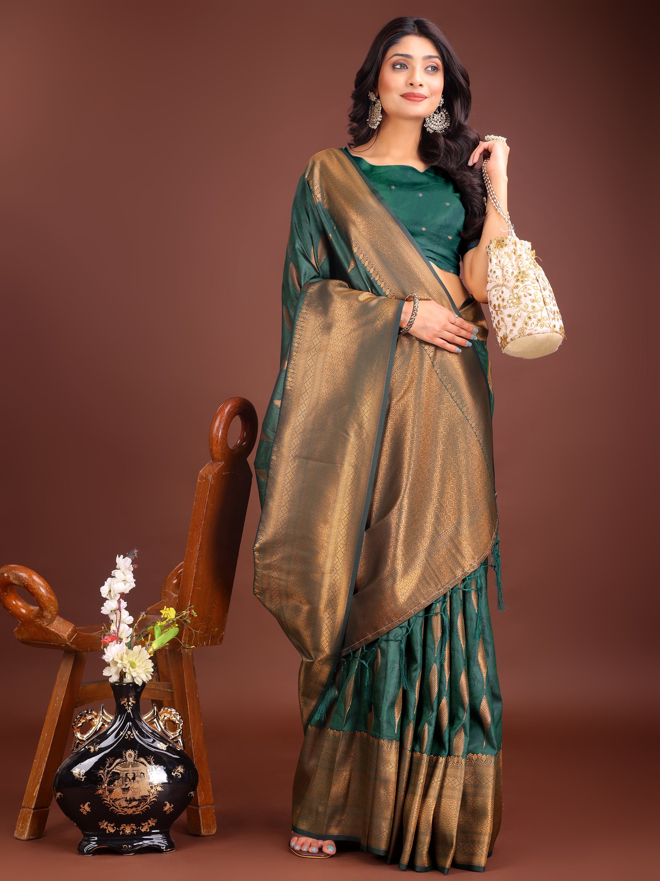 Gulnaar Glow Banarasi Silks Sarees Collection | Ready To Wear SKU - ASPAL2001 to 06