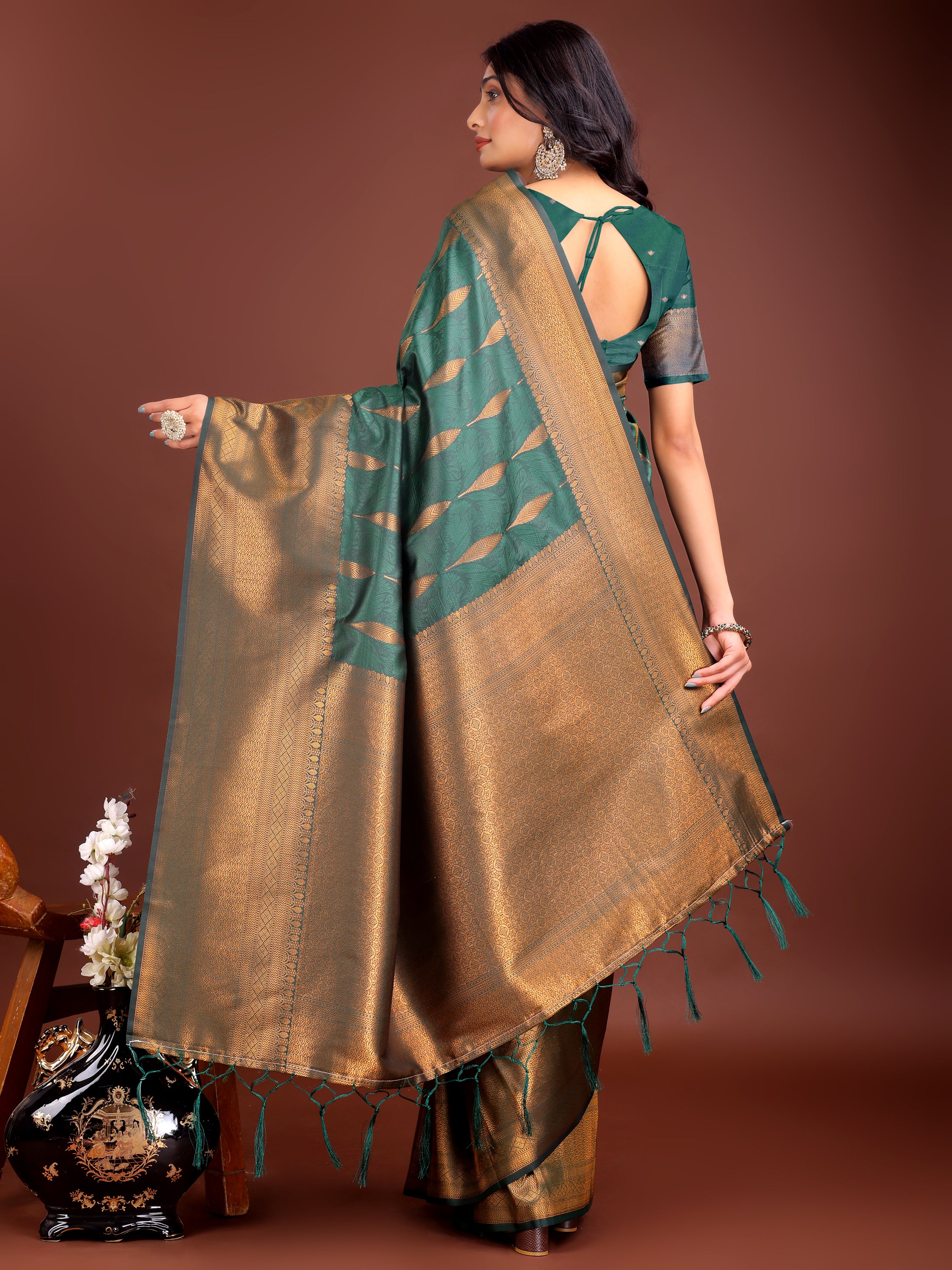 Gulnaar Glow Banarasi Silks Sarees Collection | Ready To Wear SKU - ASPAL2001 to 06