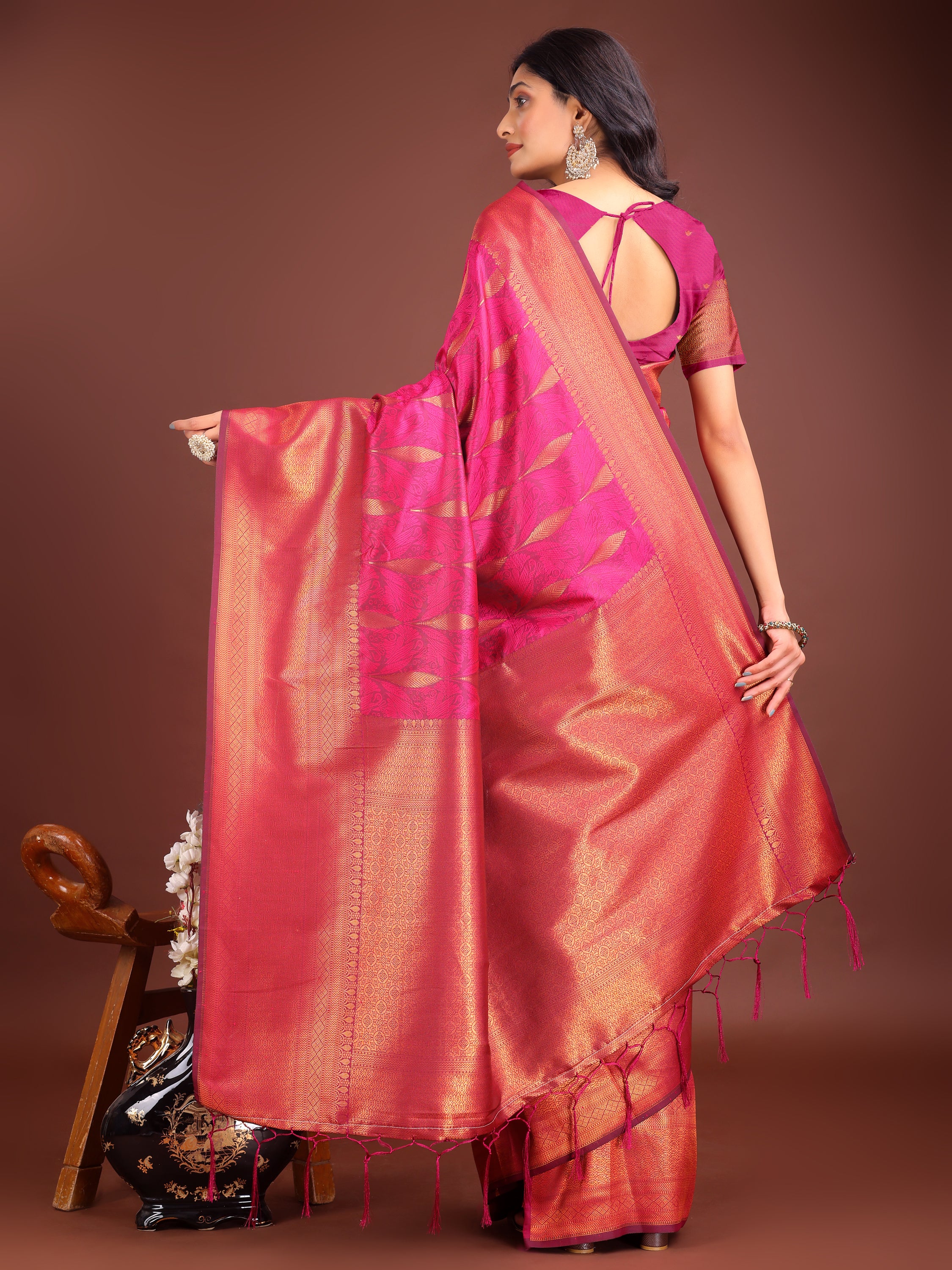 Gulnaar Glow Banarasi Silks Sarees Collection | Ready To Wear SKU - ASPAL2001 to 06