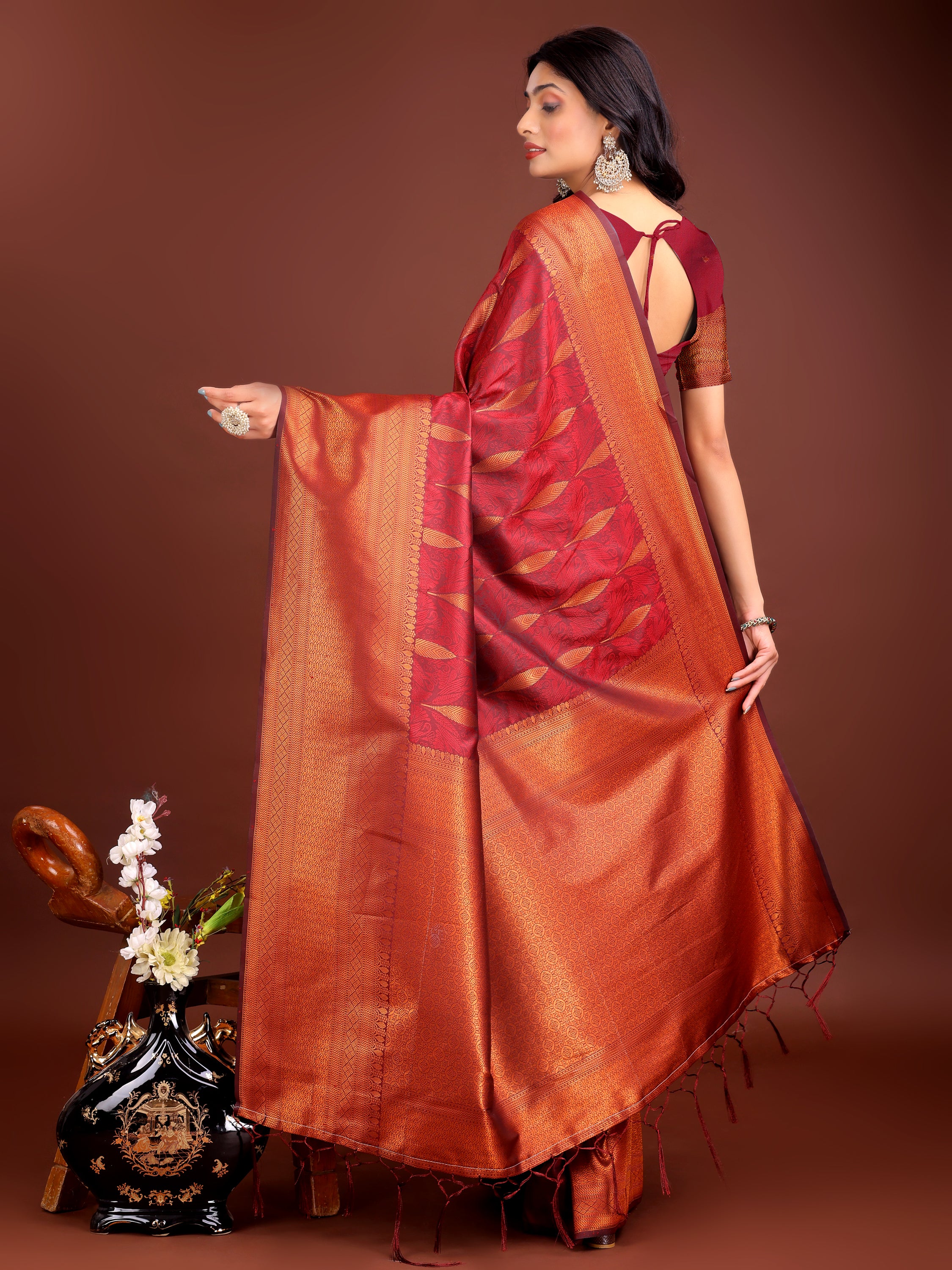 Gulnaar Glow Banarasi Silks Sarees Collection | Ready To Wear SKU - ASPAL2001 to 06