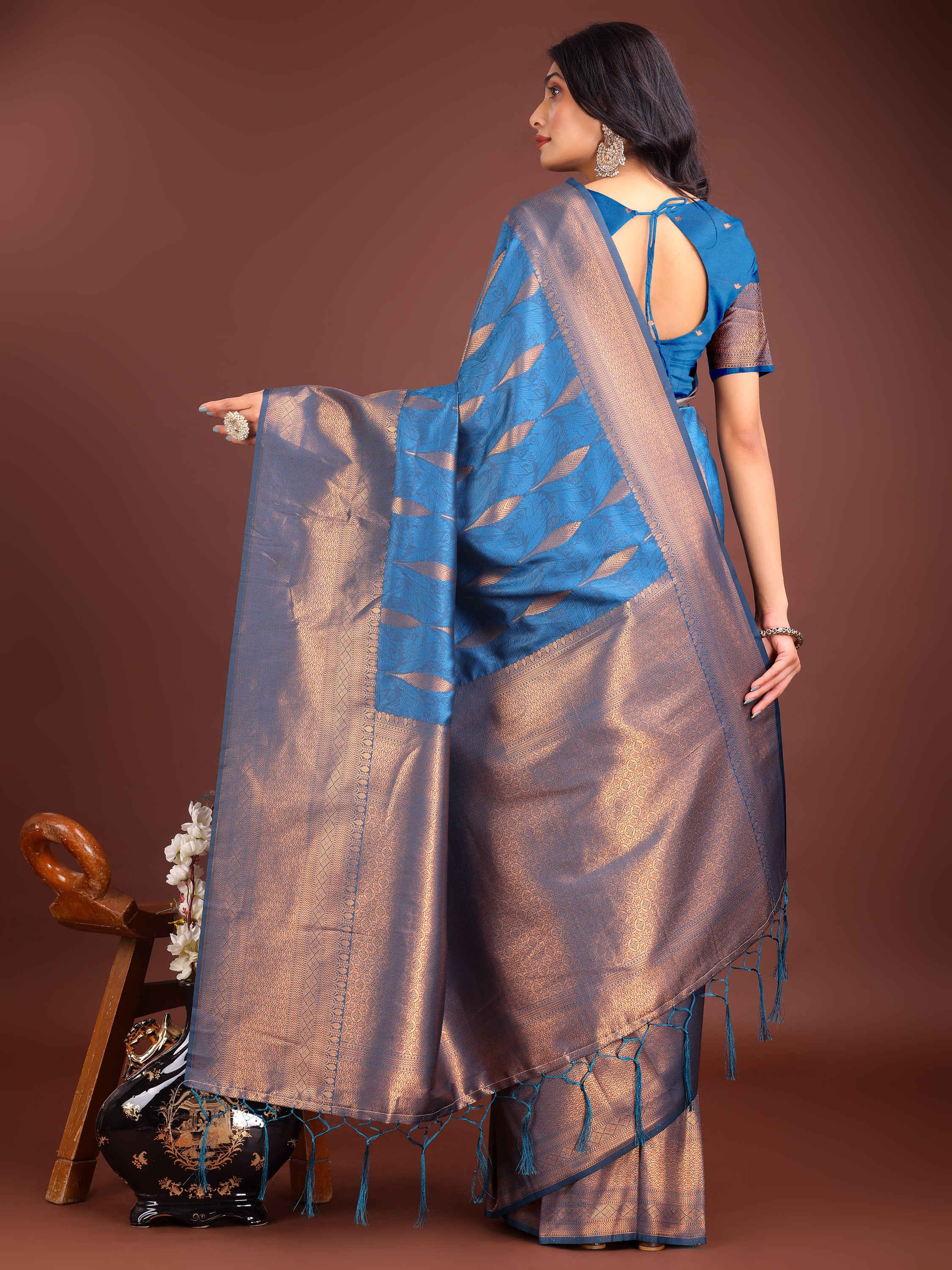 Gulnaar Glow Banarasi Silks Sarees Collection | Ready To Wear SKU - ASPAL2001 to 06