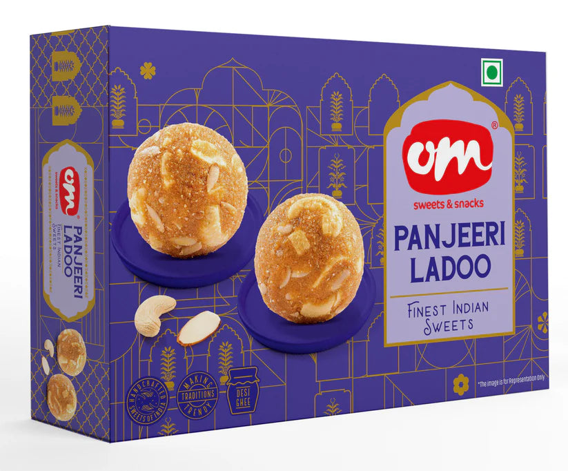 Om Sweets & Snacks Panjeeri Ladoo - 400 gms