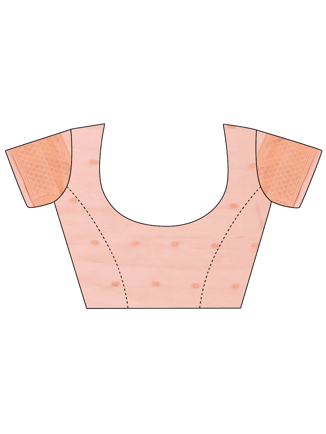 Sargam-e-Saaz Saree | Peach Color | Ready To Wear SKU-ASSAAN1001