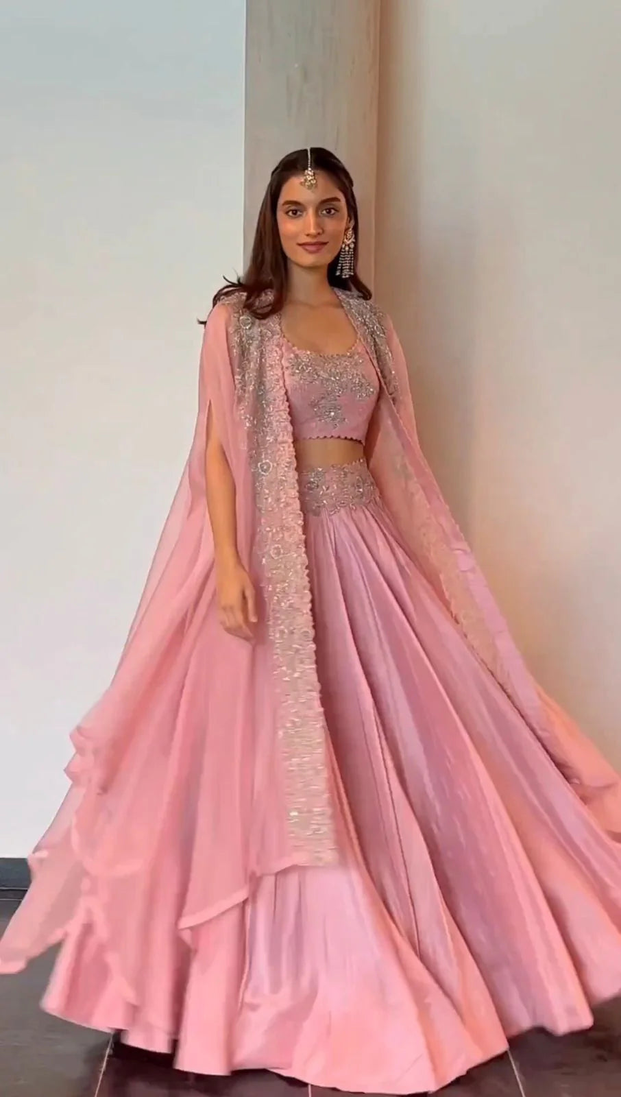 Party Wear Chinon Silk Embroidered Lehenga Choli Collection | Ready To Wear