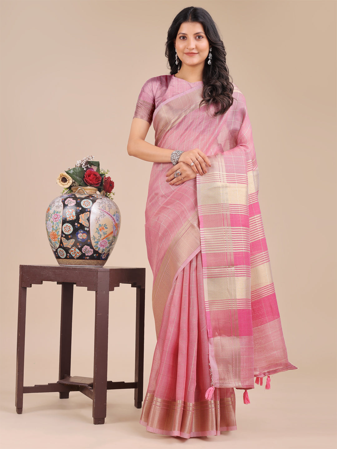 Aura Veil Organza Sarees Collection| Ready To Wear SKU- SWKUA1001 to 05