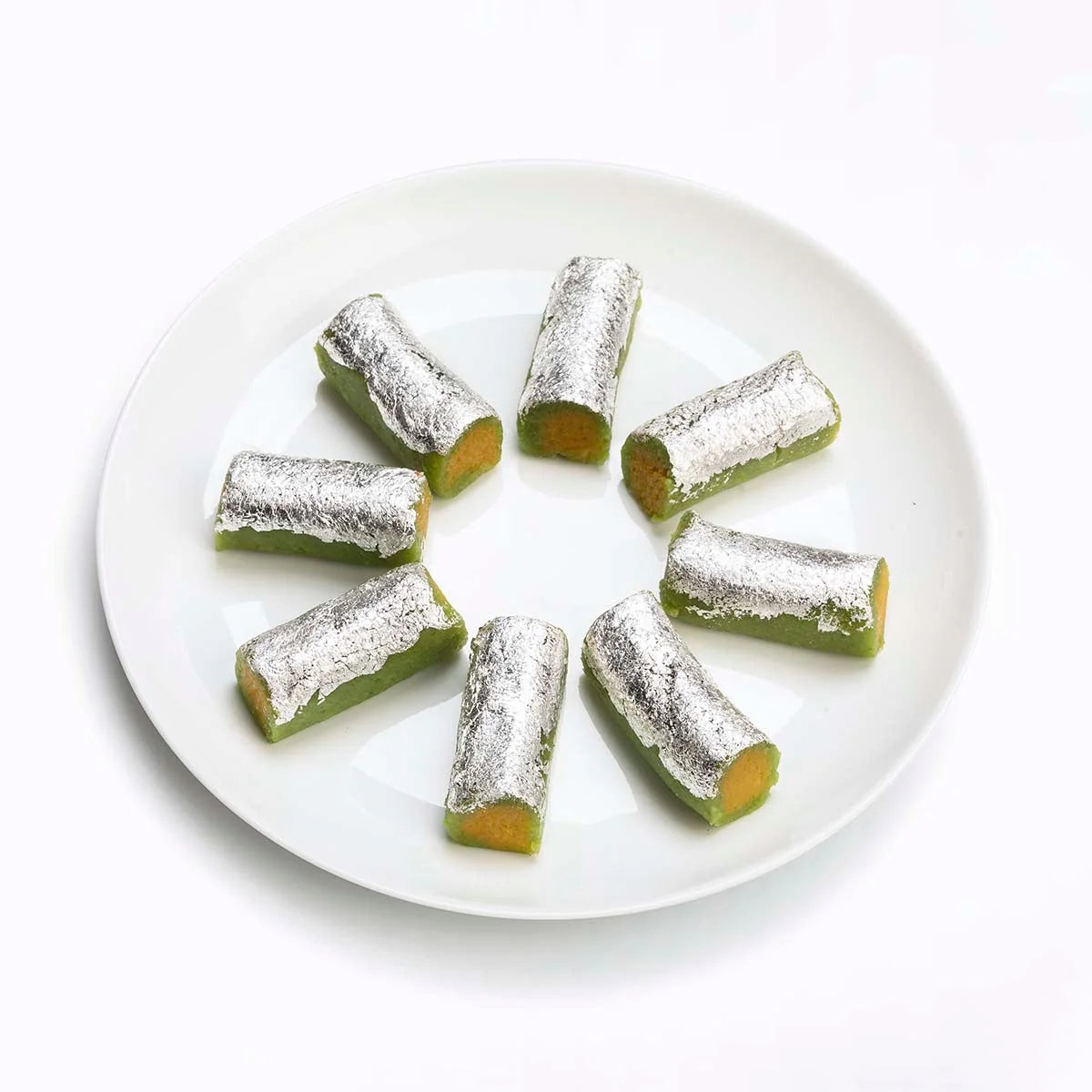Jhama Sweets Pista Roll - 400 Gms