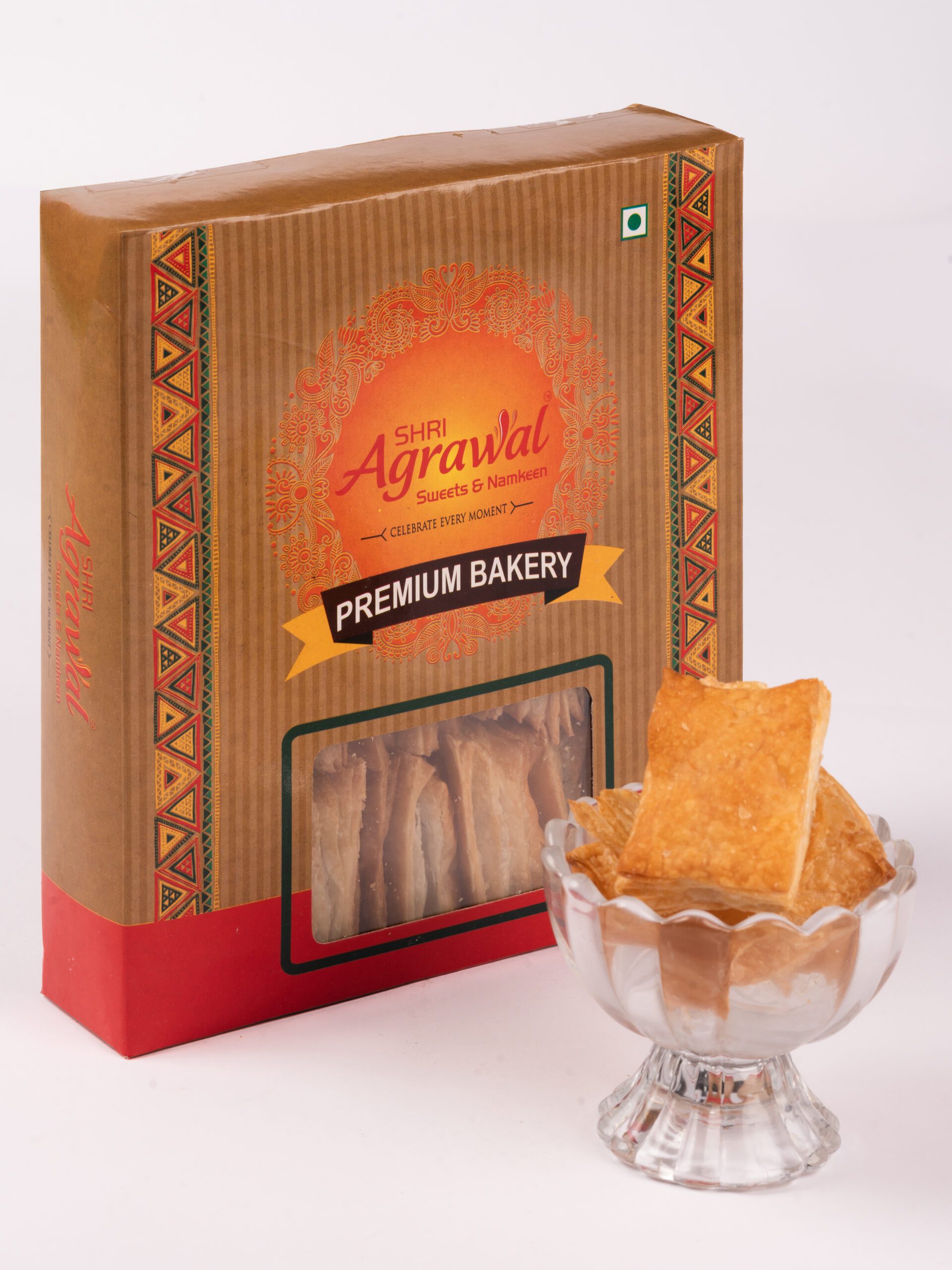 Shri Agrawal Sweets & Namkeen Plain Puff - 200 gms