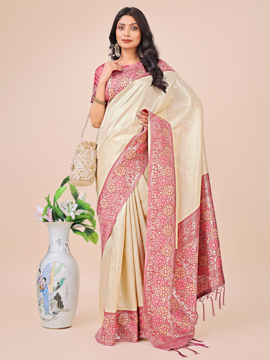Saanjh Sutradhar Lichi Silks Sarees Collection | Ready To Wear SKU - ASPLA1001 to 06