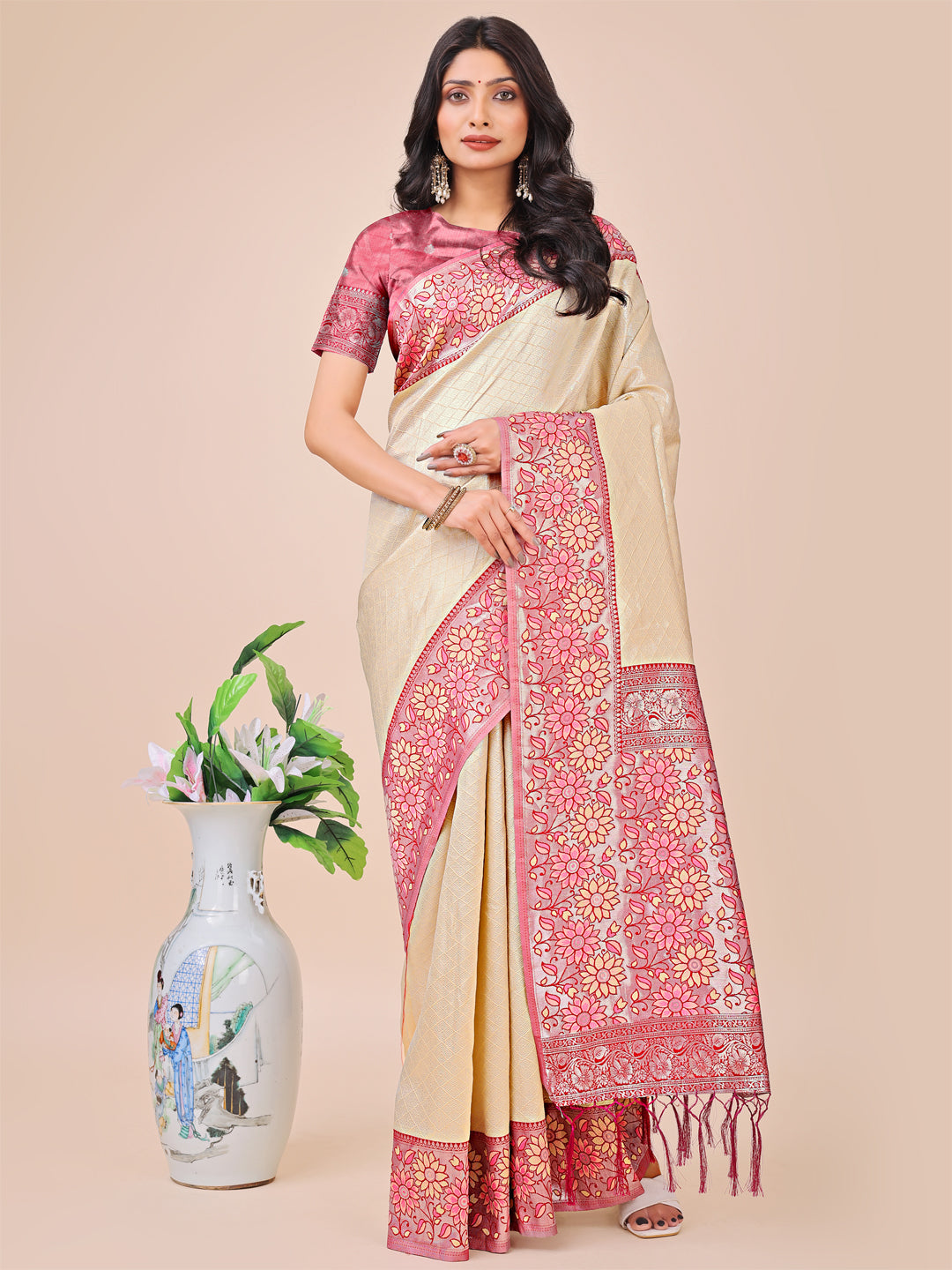 Saanjh Sutradhar Lichi Silks Sarees Collection | Ready To Wear SKU - ASPLA1001 to 06