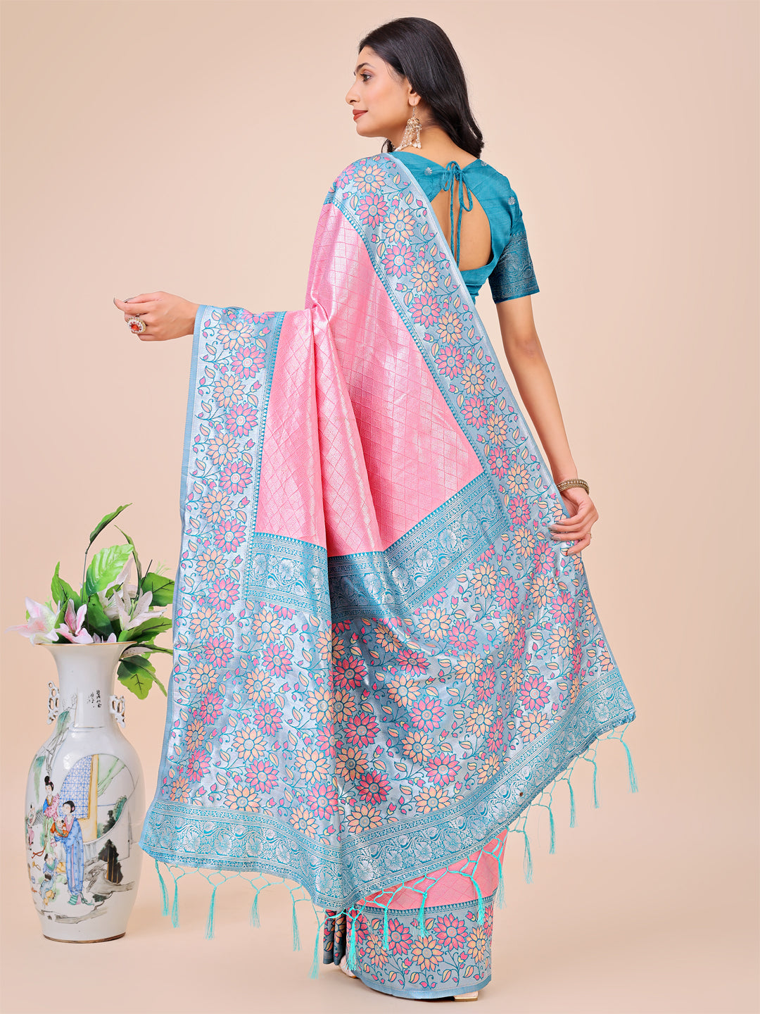 Saanjh Sutradhar Lichi Silks Sarees Collection | Ready To Wear SKU - ASPLA1001 to 06