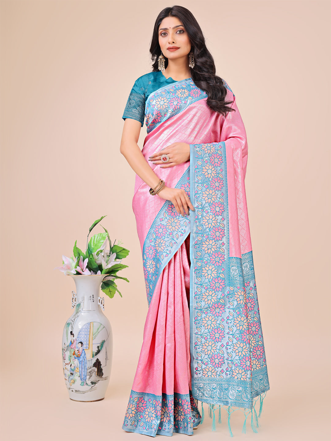 Saanjh Sutradhar Lichi Silks Sarees Collection | Ready To Wear SKU - ASPLA1001 to 06