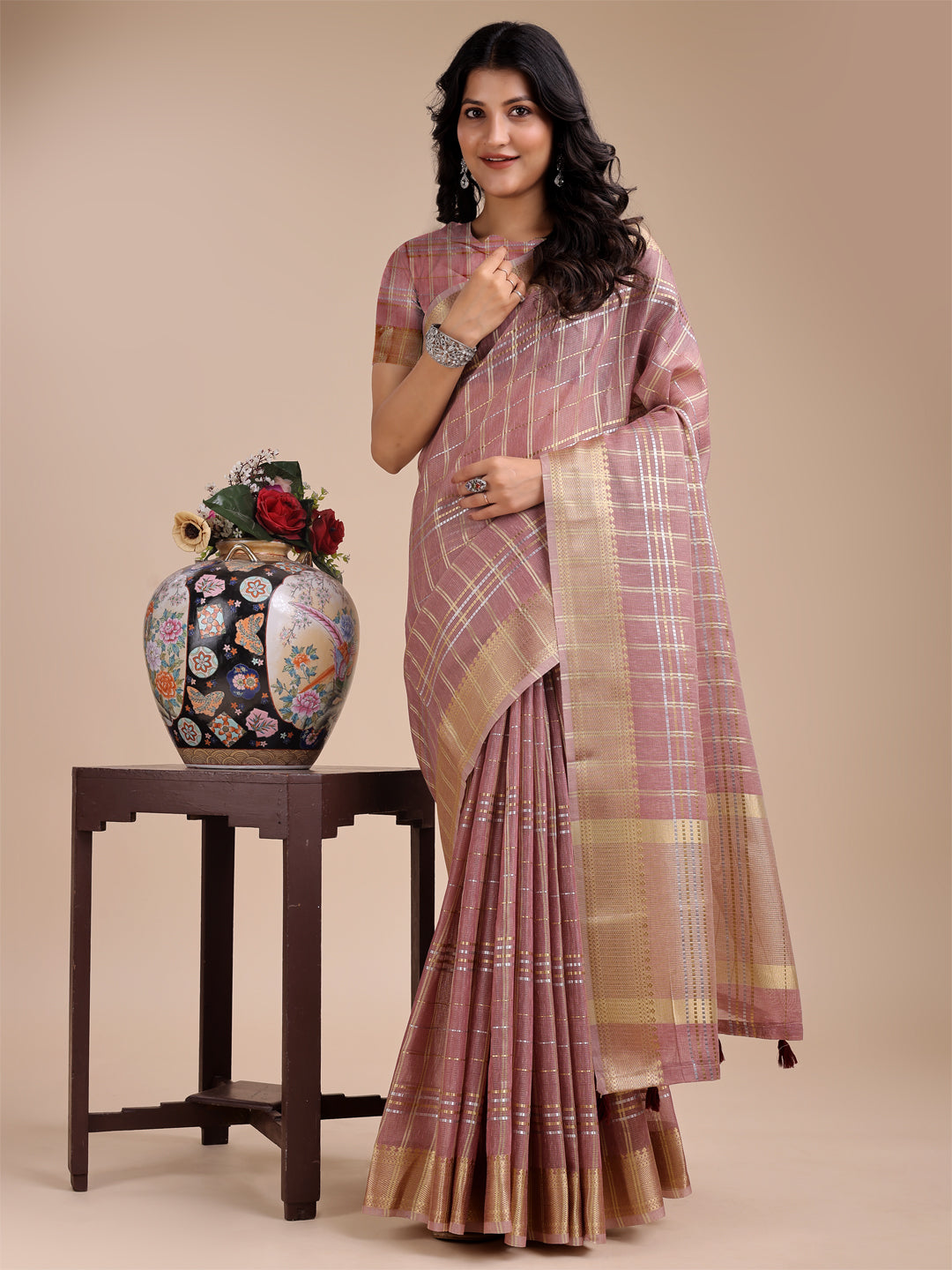 Rooh-e-Riwaayat Organza Drape Sarees Collection| Ready To Wear SKU- SWMAI1001 to 05