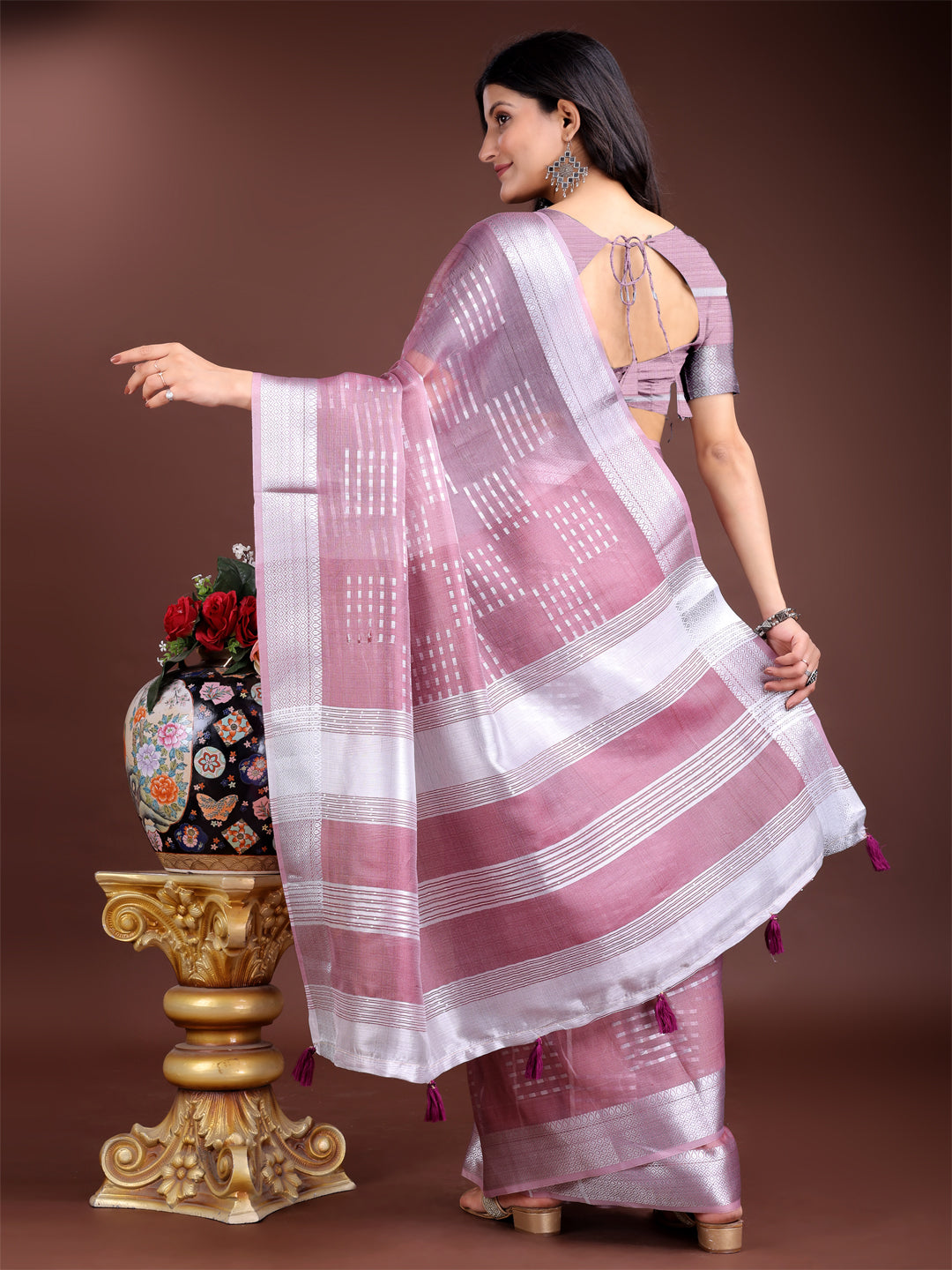 Gulzaar Grace Organza Weaves Sarees Collection | Ready To Wear SKU- SWVEN1001 to 05