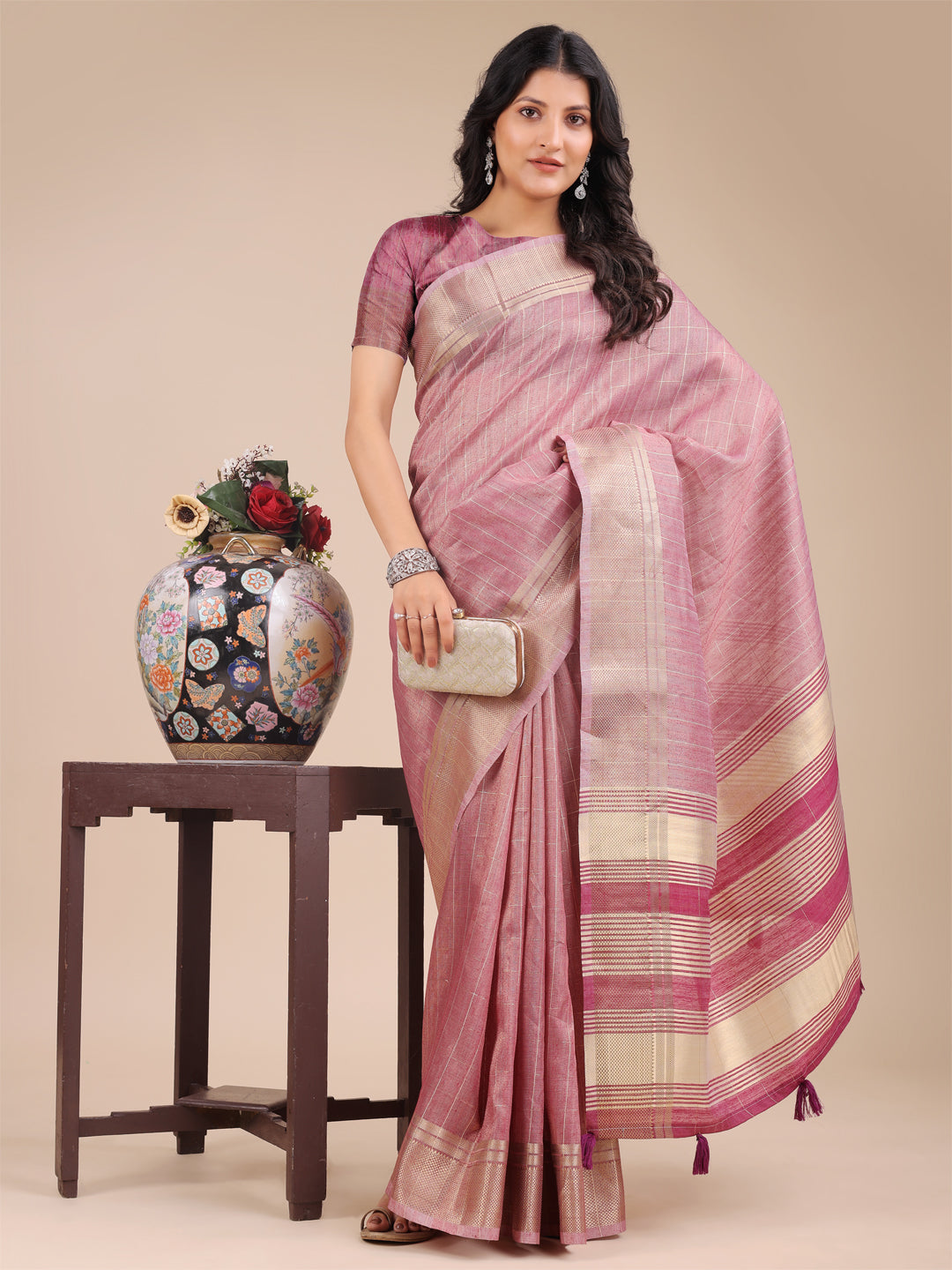 Aura Veil Organza Sarees Collection| Ready To Wear SKU- SWKUA1001 to 05