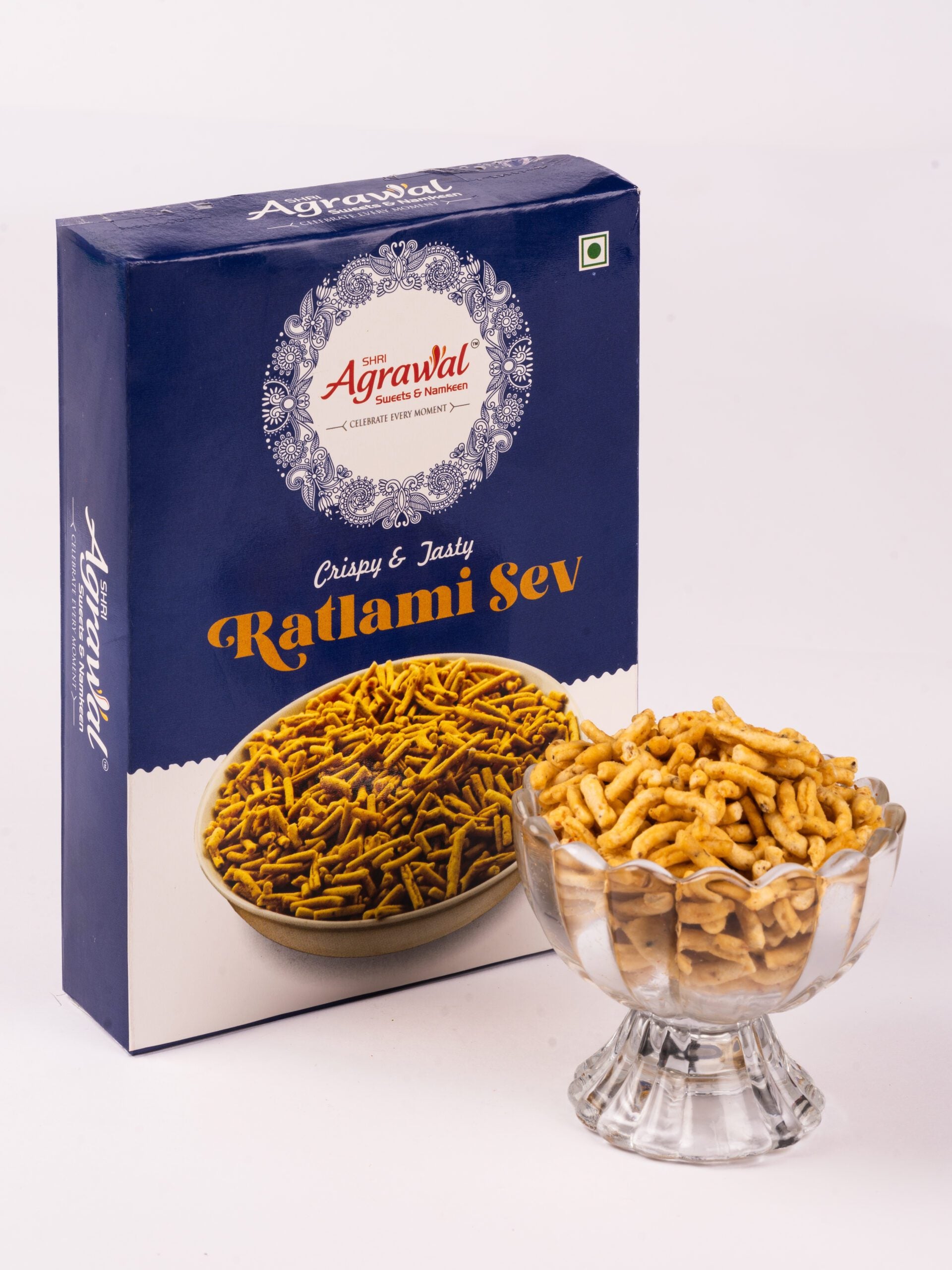 Shri Agrawal Sweets & Namkeen Ratlami Sev - 500 gms