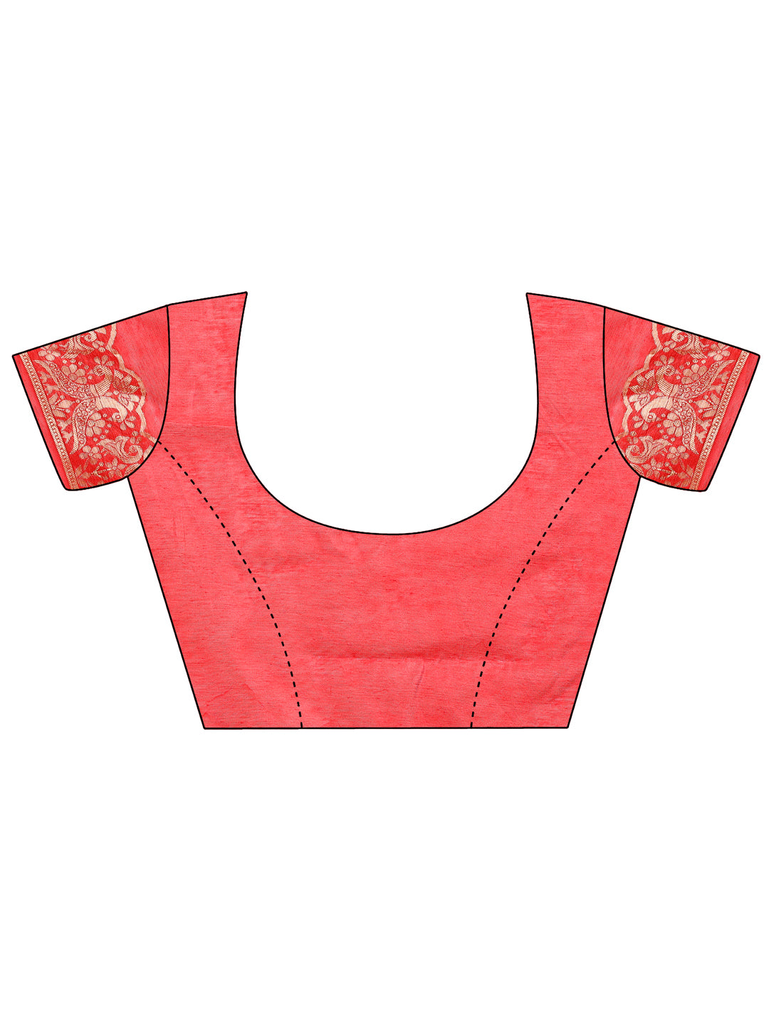 Special Saagar Sugandh Saree | Red Color| Ready To Wear SKU-ASZRE1001