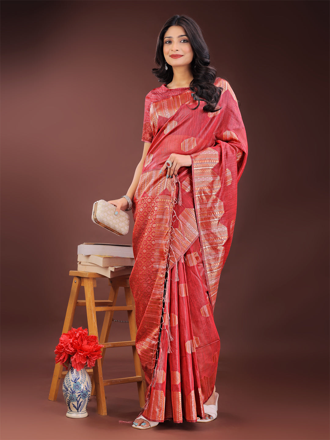 Loom Whisper Linen Cotton Sarees Collection | Ready To Wear SKU- ASRIM1001 to 06