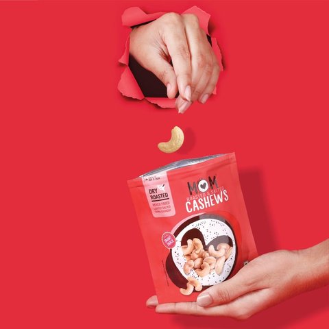 Roasted & Salted Cashew by MOM - Meal Of The Moment - 45 gms