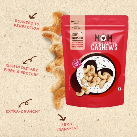 Roasted & Salted Cashew by MOM - Meal Of The Moment - 45 gms