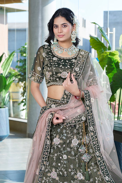 Adaayein Anmol Silk Lehenga Collection | Ready To Wear Code-5035 To 5036