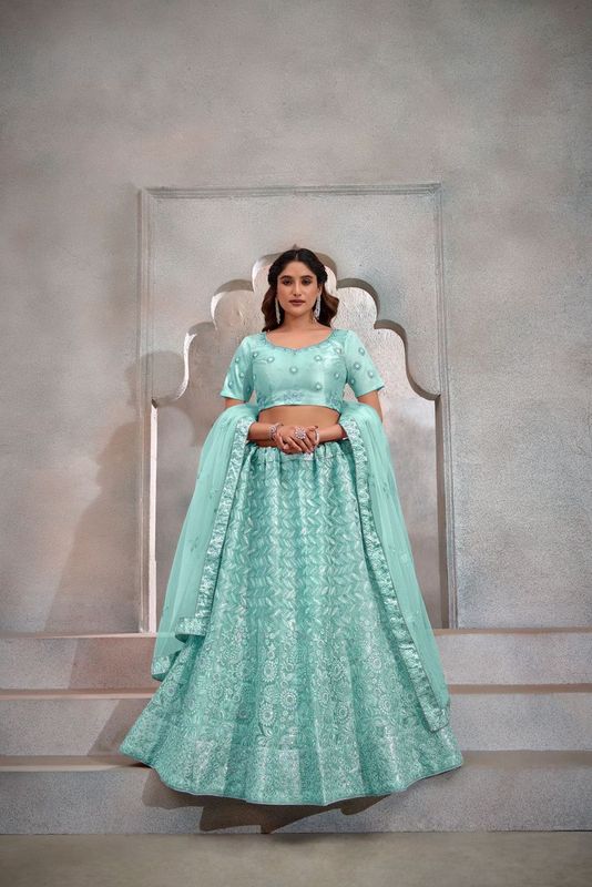 Beautiful Rajkumari Raag Lehenga Choli Collection | Ready To Wear AF6854 To AF6857