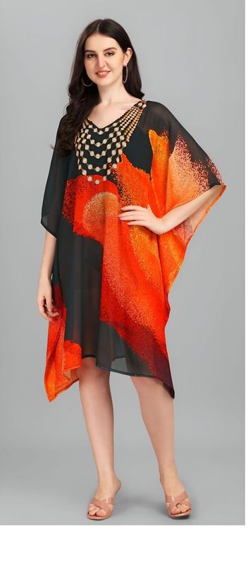 Noor-e-Rang Fusion Kaftan Collection | Ready To Wear AF6889 To AF6896