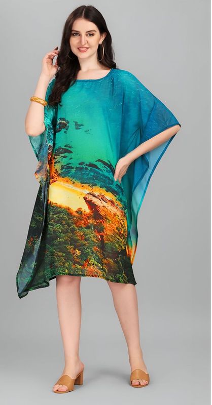 Noor-e-Rang Fusion Kaftan Collection | Ready To Wear AF6889 To AF6896