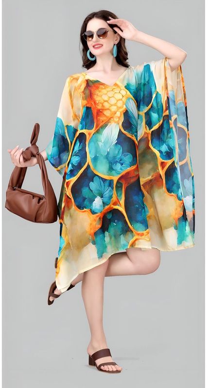 Saanjh Sutra Casual Kaftan Collection | Ready To Wear AF6905 To AF6912